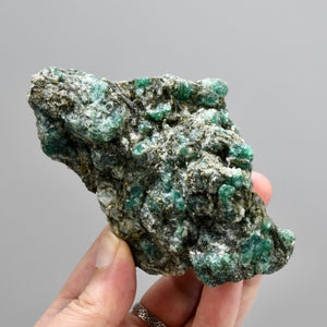 Raw Genuine Emerald Gemstone Crystal Cluster