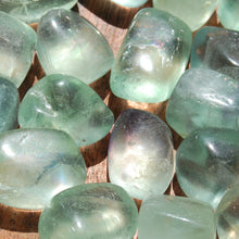 Load image into Gallery viewer, Green Fluorite Crystal Tumbled Stones
