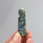 Garden Agate Crystal Tower, Intricate Moss Agate