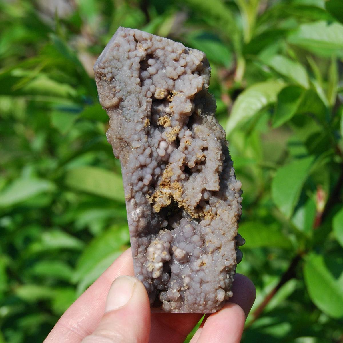 Grape Agate Crystal Tower, Botryoidal Chalcedony Tower