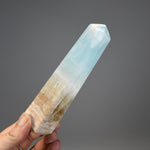Caribbean Blue Calcite Crystal Tower