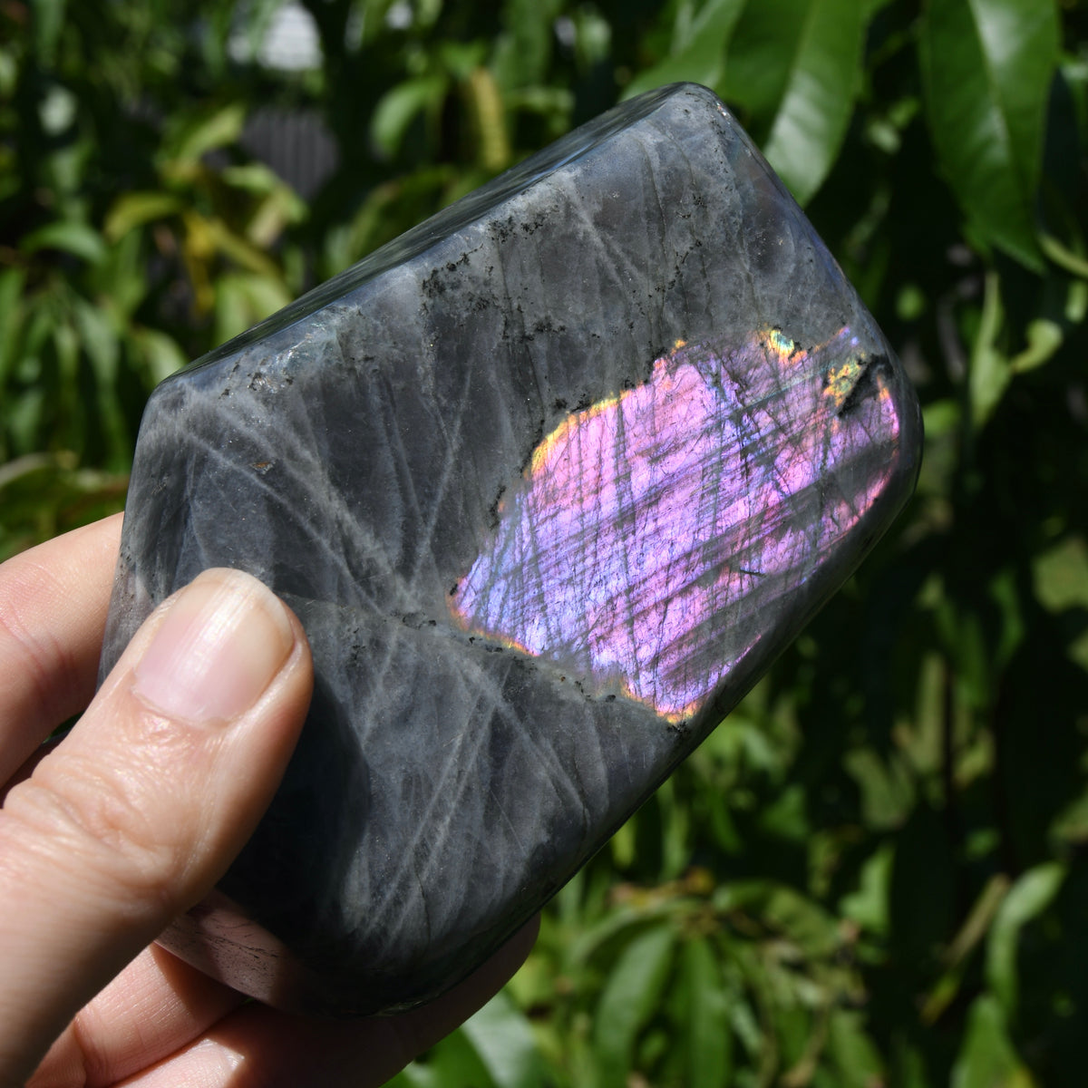 Purple Labradorite Crystal Freeform Tower