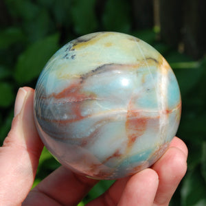 Dendritic Chinese Amazonite Crystal Sphere
