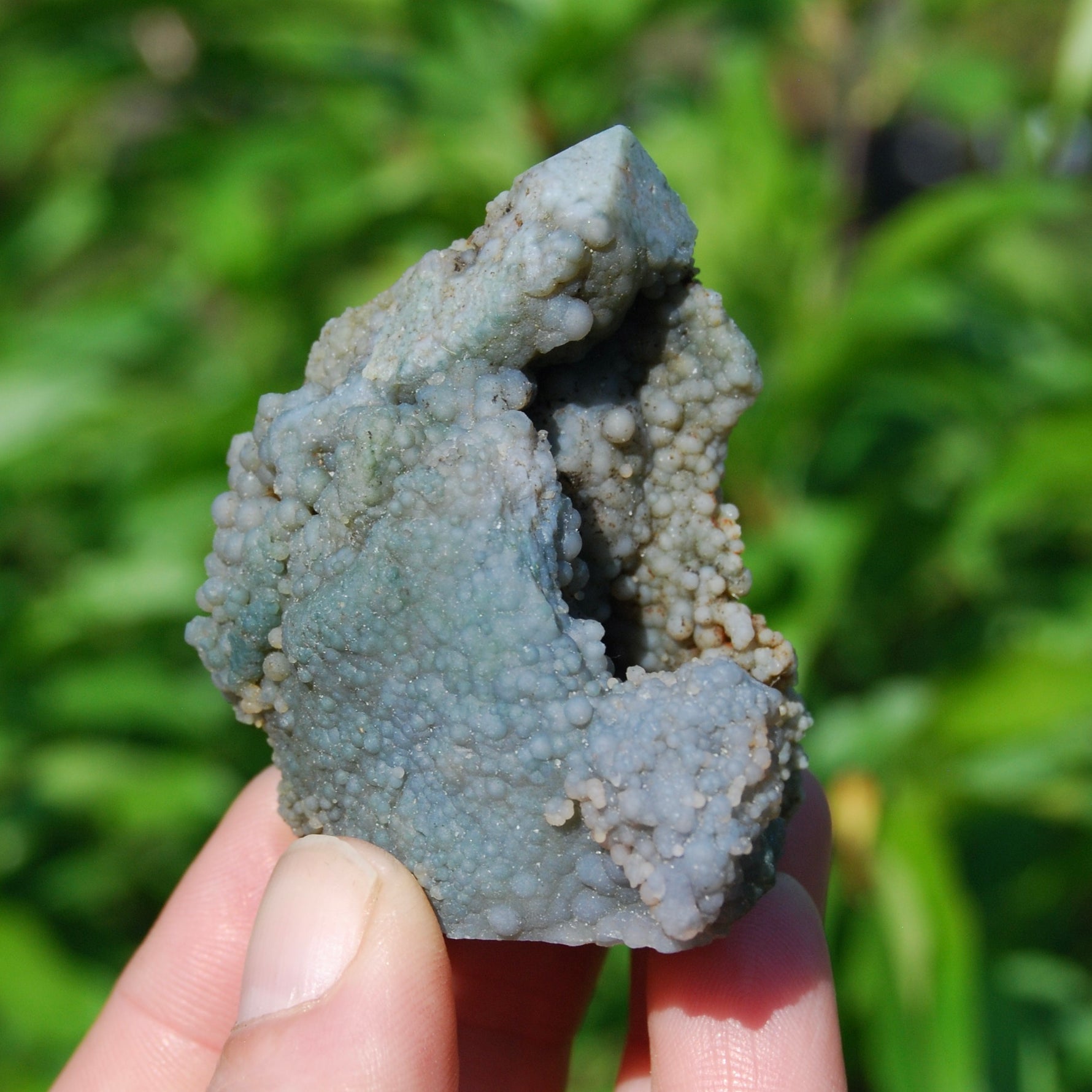 Grape Agate Crystal Tower, Sparkling Botryoidal Chalcedony