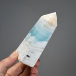 Caribbean Blue Calcite Crystal Tower
