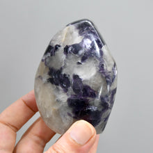 Load image into Gallery viewer, Gem Lepidolite Crystal Freeform Tower, Silver Leaf Lepidolite Crystals

