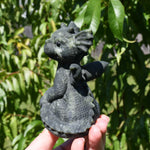 Serpentine Carved Crystal Dragon