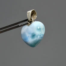 Load image into Gallery viewer, Larimar Heart Pendant for Necklace
