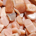 Golden Confetti Sunstone Moonstone Crystal Tumbled Stones