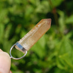 RARE Golden Amethyst Crystal Starbrary Pendant for Necklace