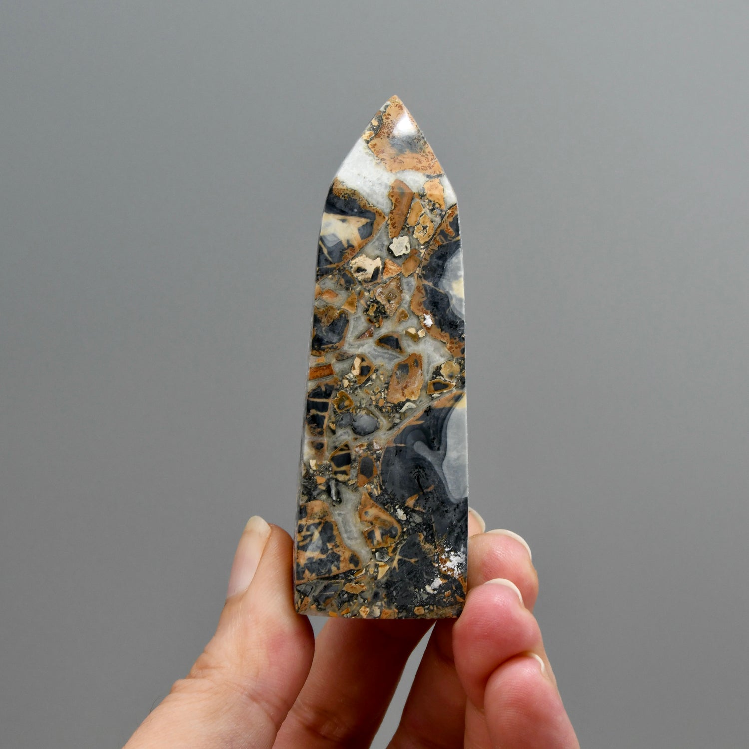 Maligano Jasper Crystal Tower