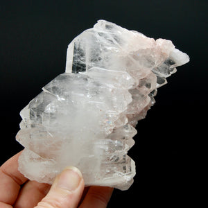 RARE XL Pink Faden Quartz Crystal Cluster, Santander, Colombia