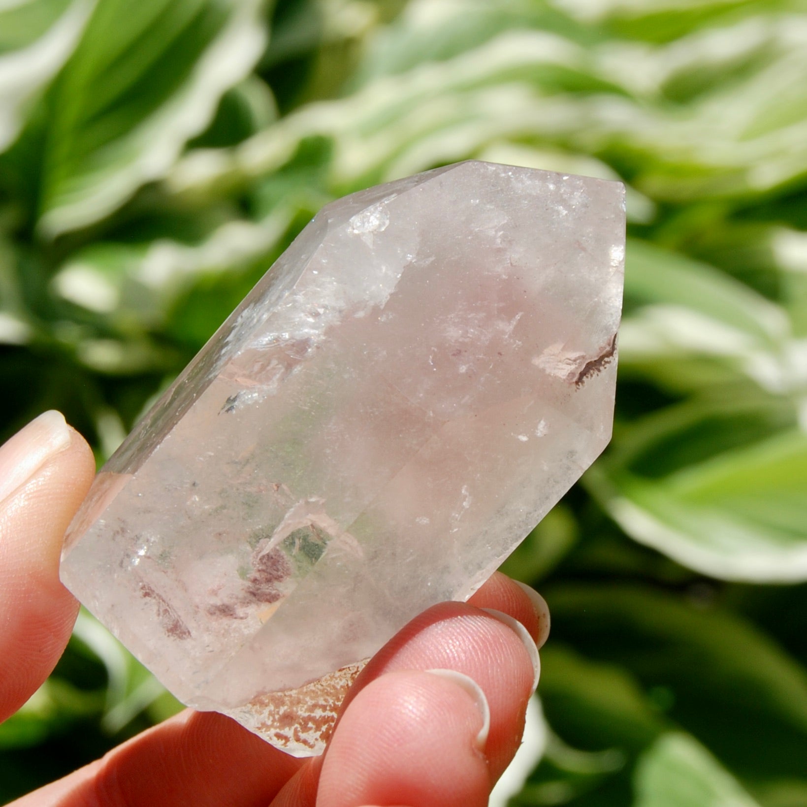 Pink Lithium Quartz Crystal Tower