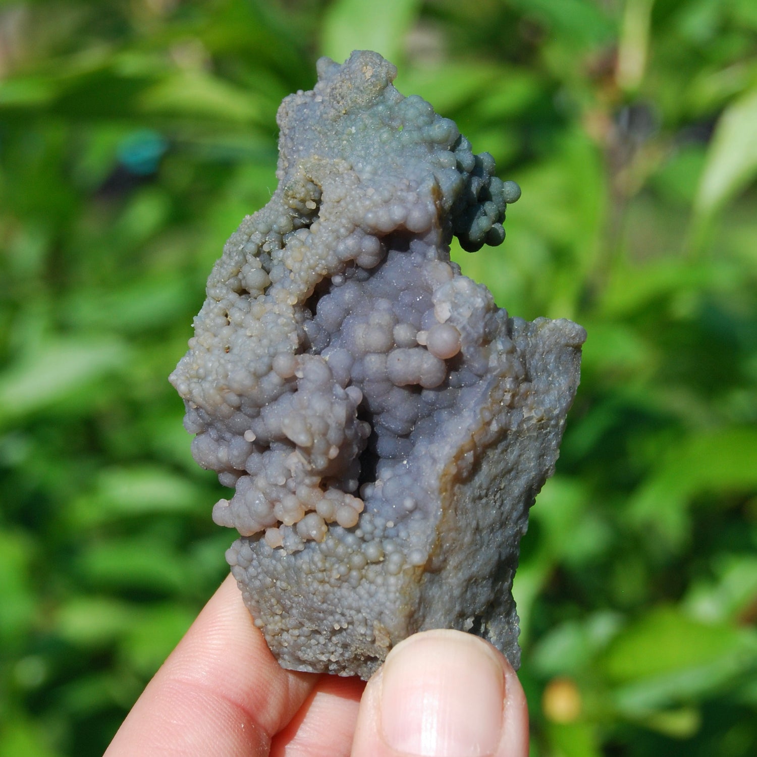 Grape Agate Crystal Tower, Sparkling Botryoidal Chalcedony