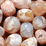 Sakura Flower Agate Crystal Tumbled Stones