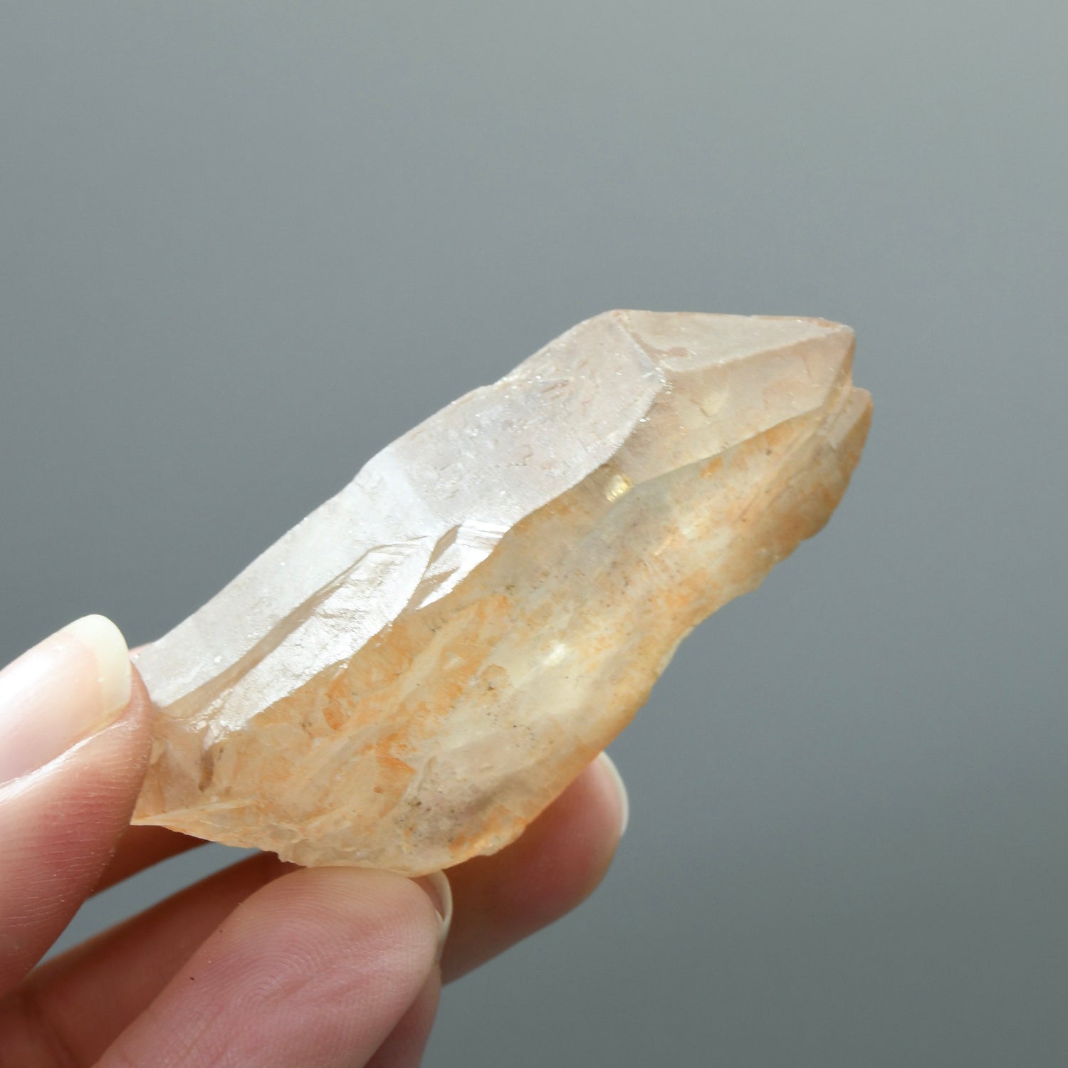 ET DT Pink Shadow Smoky Scarlet Temple Lemurian Seed Quartz Crystal, Serra do Cabral, Brazil