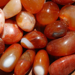Carnelian Agate Crystal Tumbled Stones