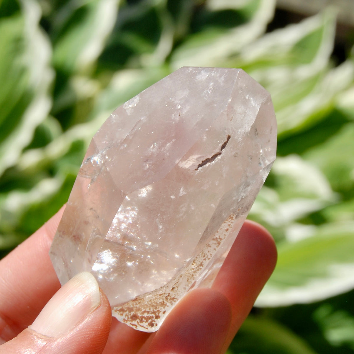 Pink Lithium Quartz Crystal Tower