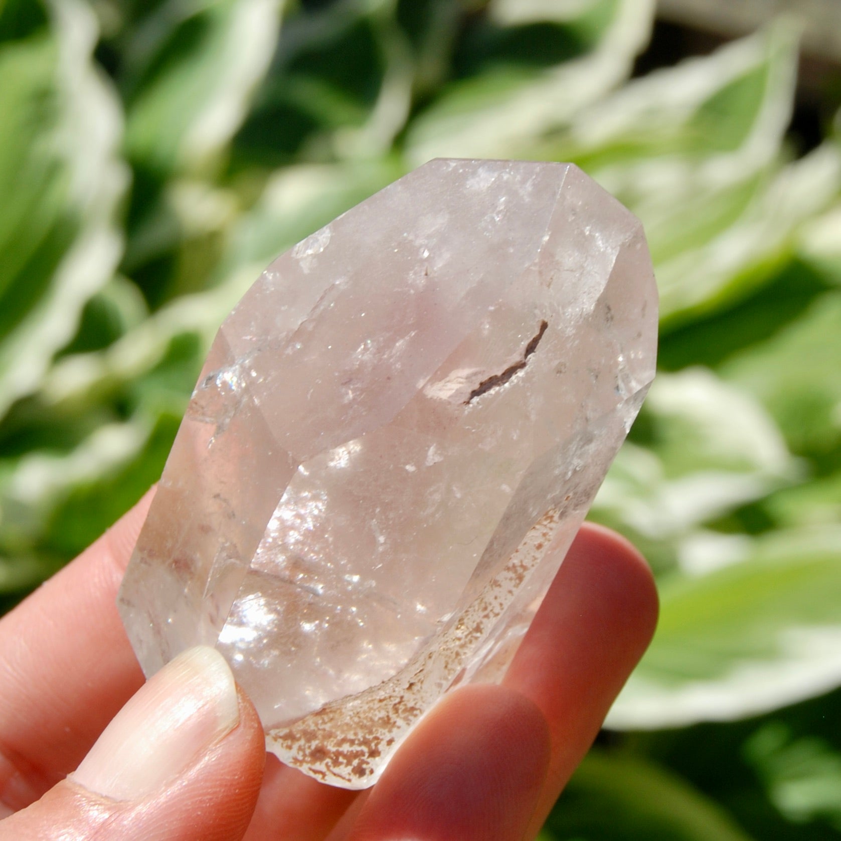 Pink Lithium Quartz Crystal Tower