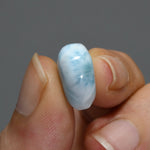 Natural Larimar Crystal Puffy Heart