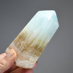 Caribbean Blue Calcite Crystal Tower