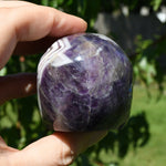Chevron Dream Amethyst Crystal Skull