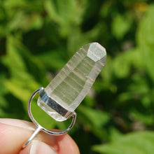 Load image into Gallery viewer, Tessin Habit Tabby White Light Lemurian Seed Crystal Pendant for Necklace
