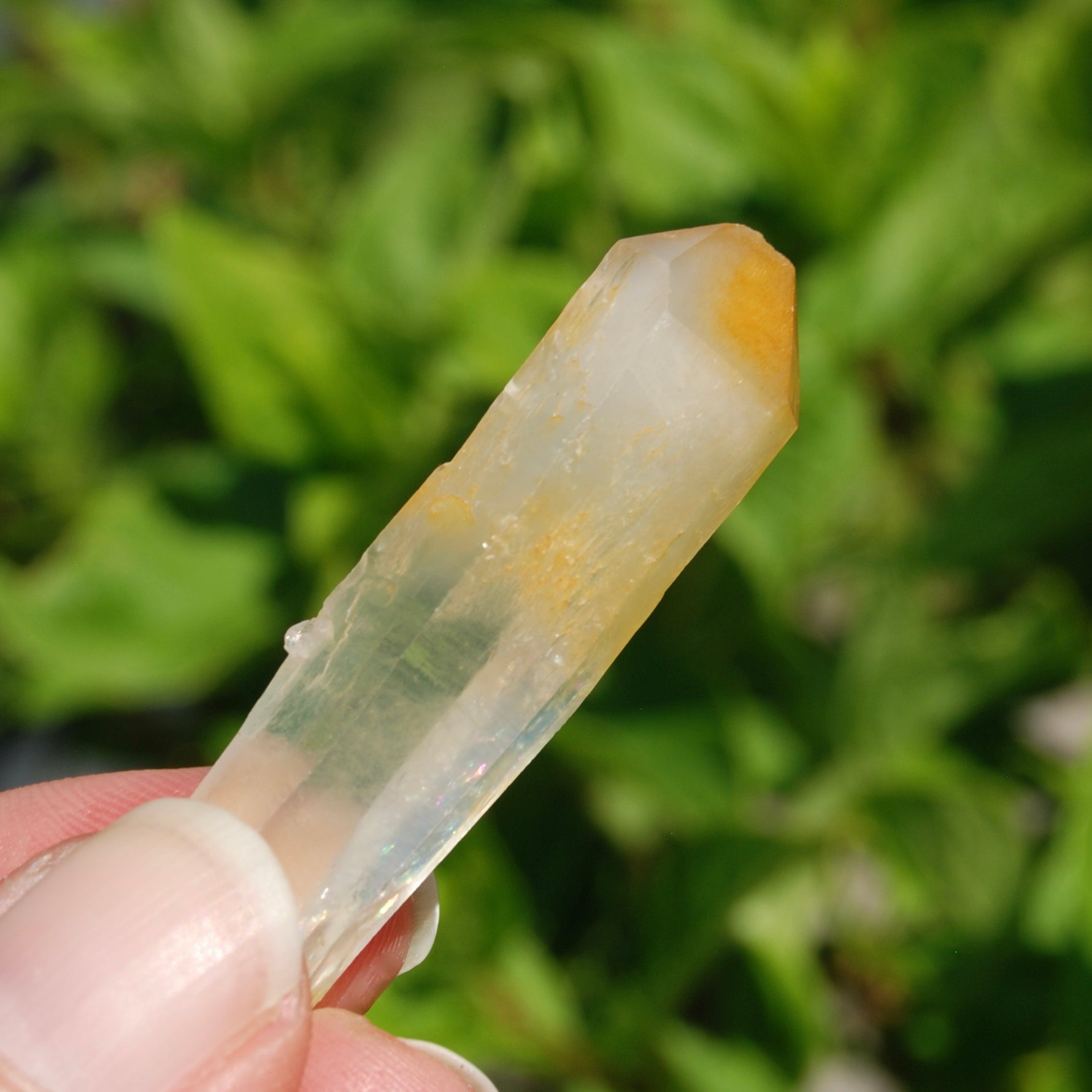 Mango Quartz Crystal, Halloysite Quartz, Colombia