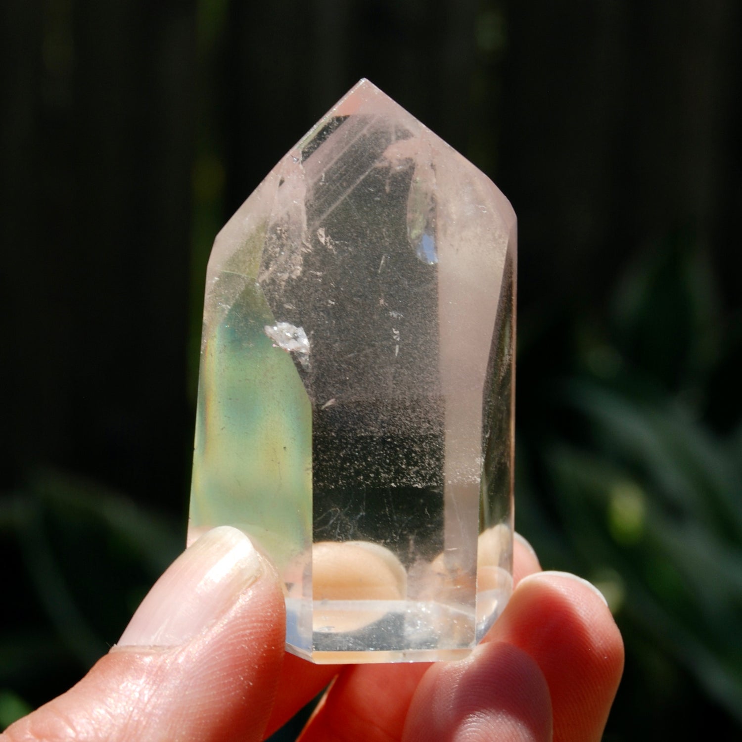 Pink Lithium Quartz Crystal Tower