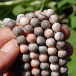 Pink Jasper Crystal Beaded Bracelet