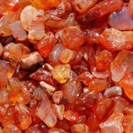 Carnelian Agate Crystal Tumbled Stones, Extra Small