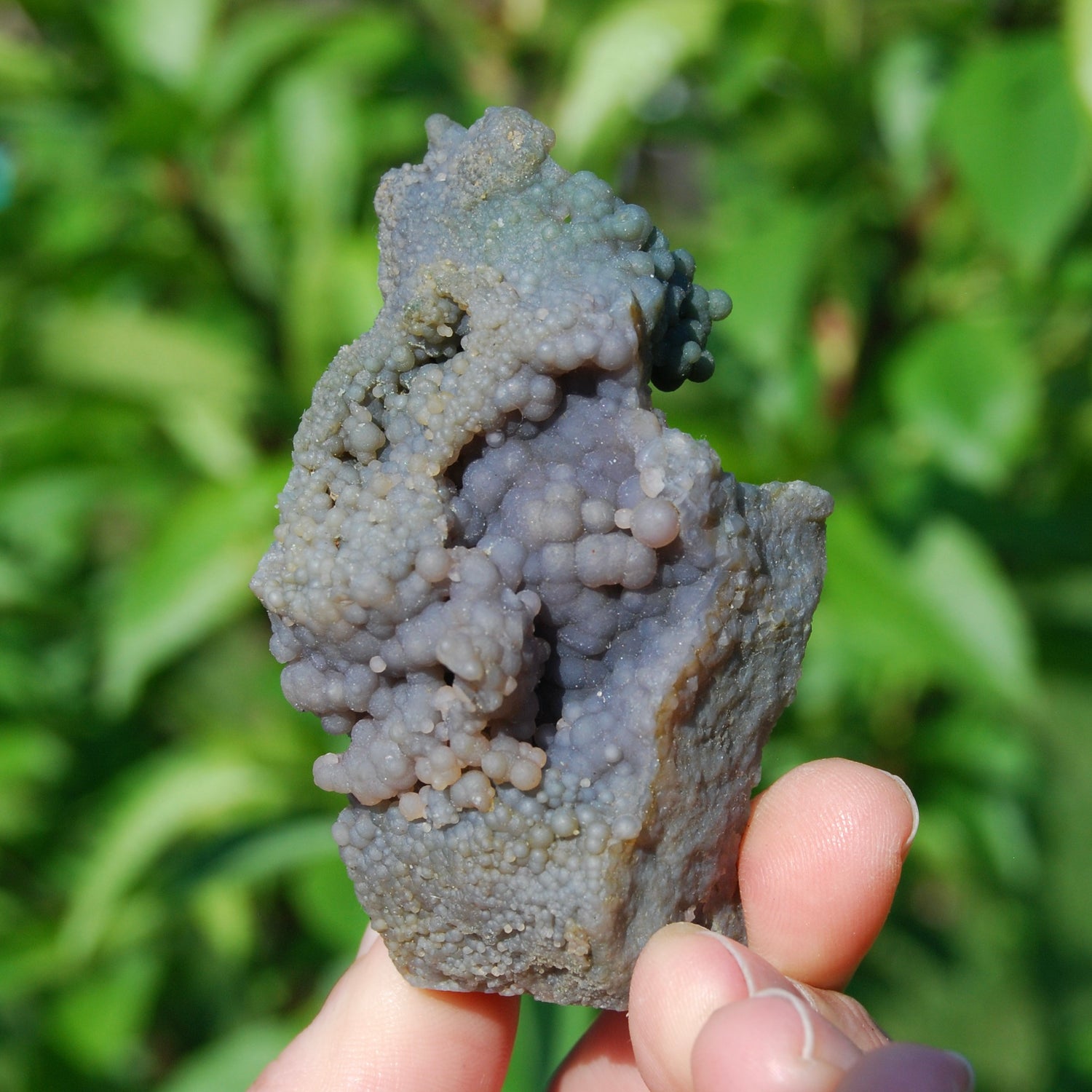 Grape Agate Crystal Tower, Sparkling Botryoidal Chalcedony