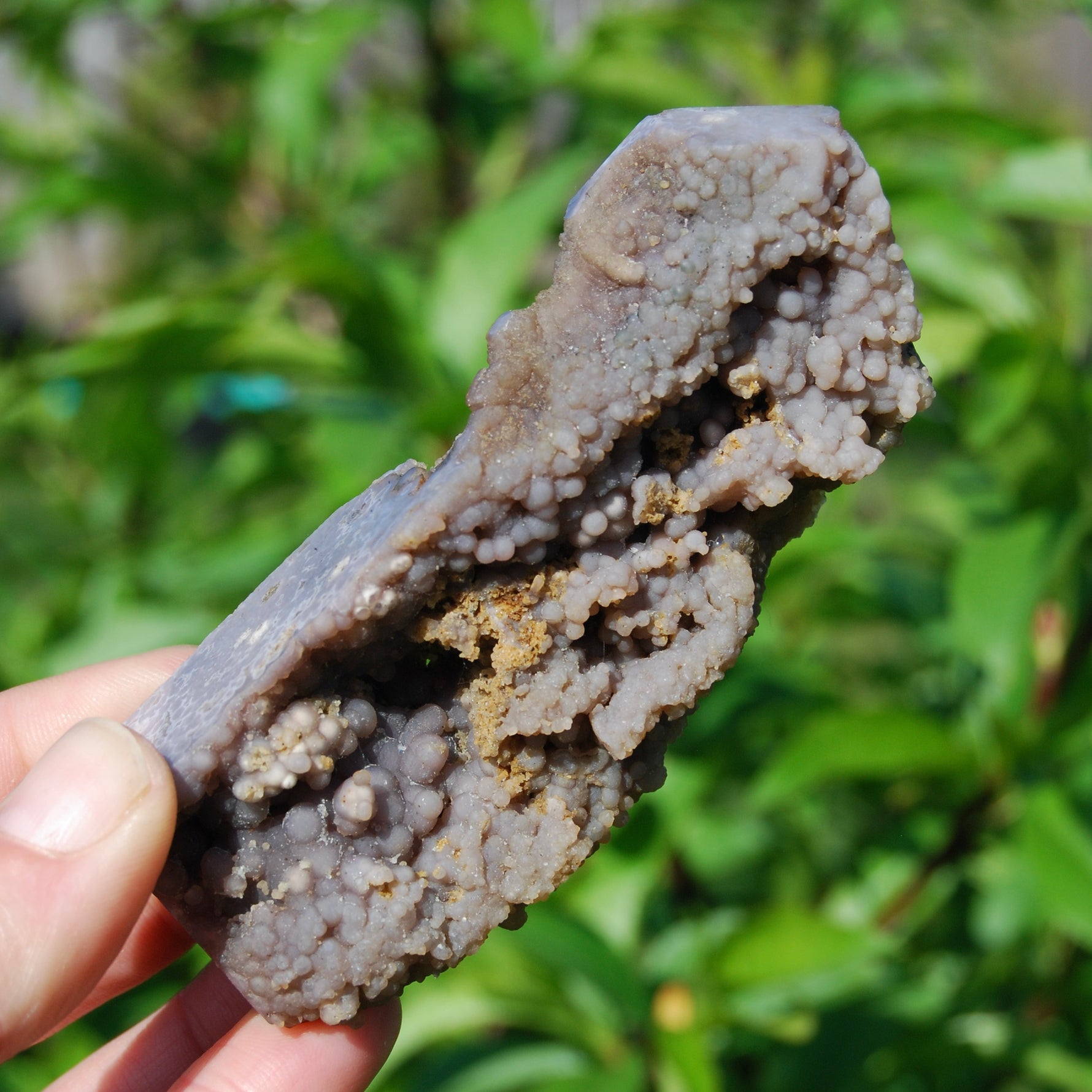 Grape Agate Crystal Tower, Botryoidal Chalcedony Tower