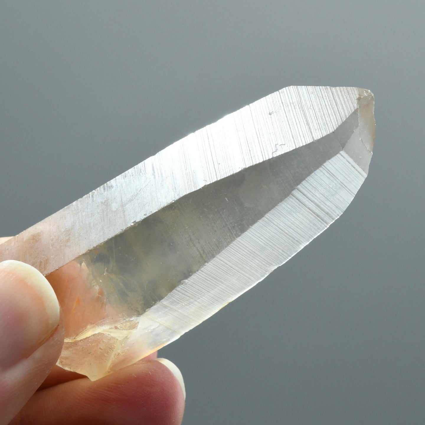 Smoky Lemurian Seed Quartz Crystal Laser, Brazil