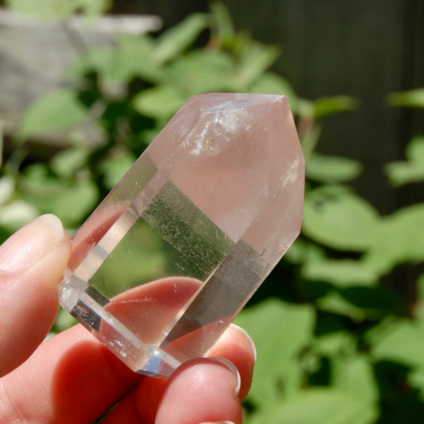 Pink Lithium Quartz Crystal Tower