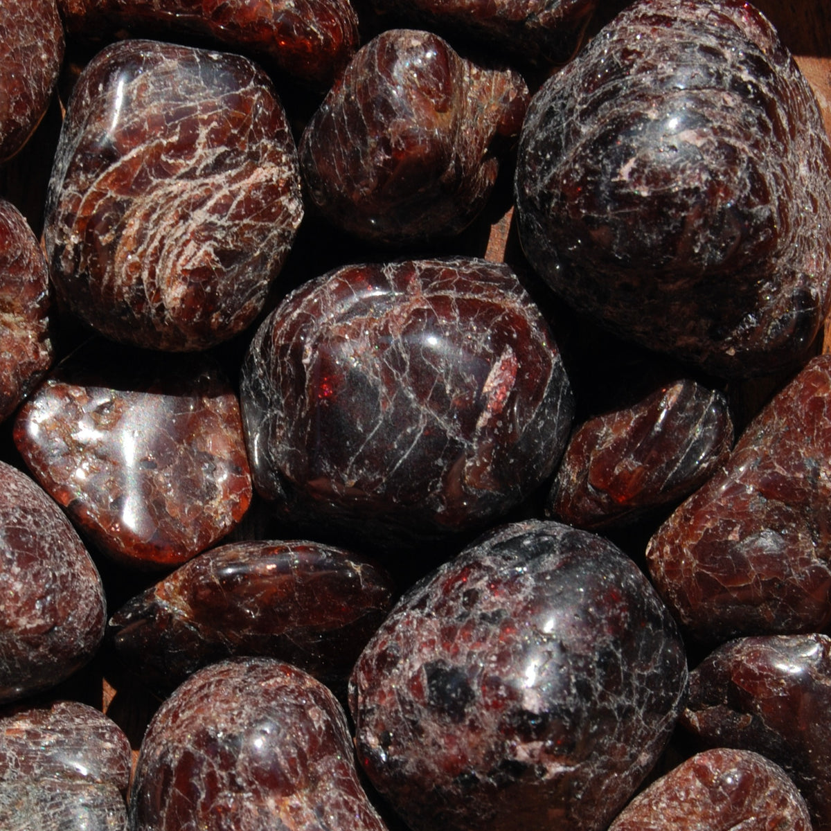 Garnet Crystal Tumbled Stones