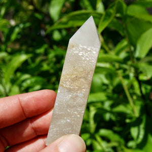 Flashy Rainbow Moonstone Sunstone Crystal Tower