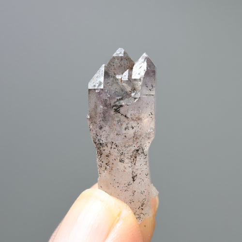 Shangaan DT ET Amethyst Quartz Crystal, Gemmy Smoky Chiredzi Amethyst, Zimbabwe