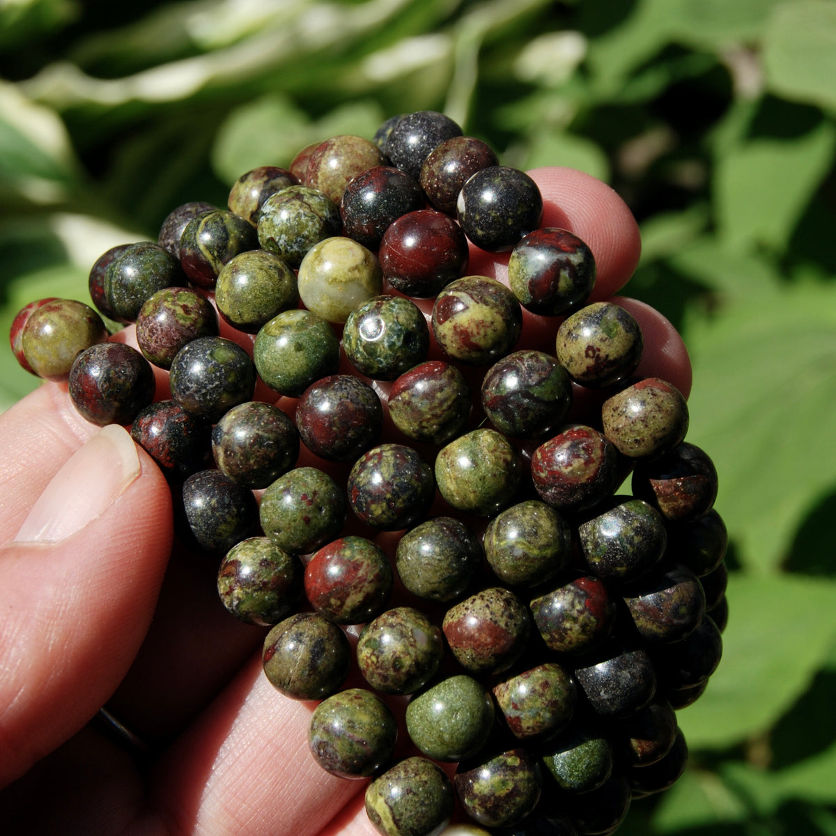 Dragon's Bloodstone Crystal Bracelet