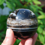 Sulemani 'Eye of Shiva' Banded Sardonyx Crystal Sphere
