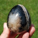Sulemani 'Eye of Shiva' Banded Sardonyx Crystal Egg