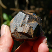Load image into Gallery viewer, Pyrite Iron Cross Twin Goethite Pseudomorph Crystal
