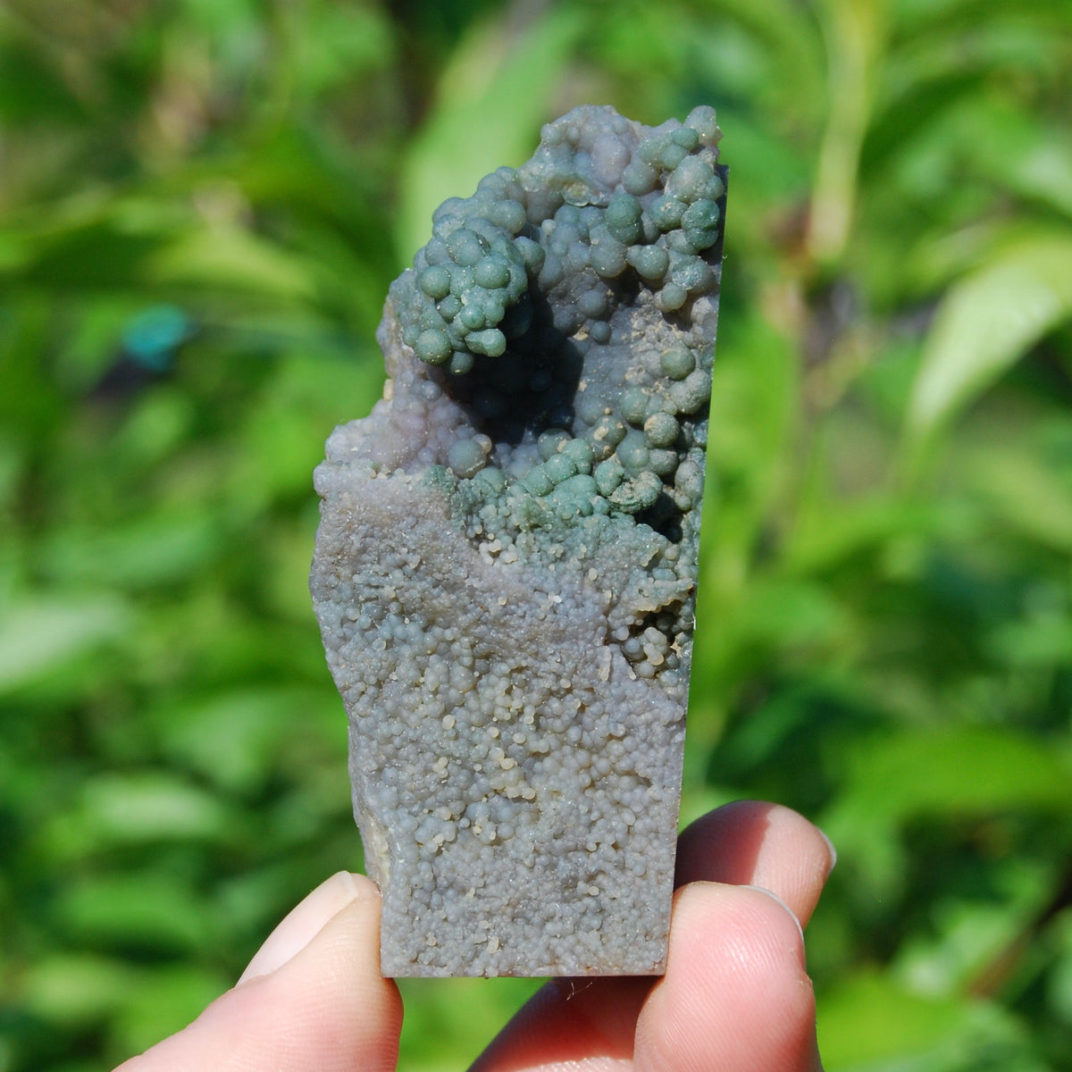Grape Agate Crystal Tower, Sparkling Botryoidal Chalcedony