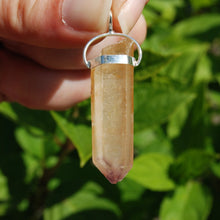 Load image into Gallery viewer, Golden Amethyst Crystal Starbrary Pendant
