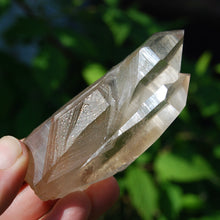 Load image into Gallery viewer, Pink Shadow Smoky Lemurian Seed Quartz Crystal,
