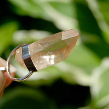 Load image into Gallery viewer, Fire Lemurian Seed Quartz Crystal Starbrary Pendant for Necklace
