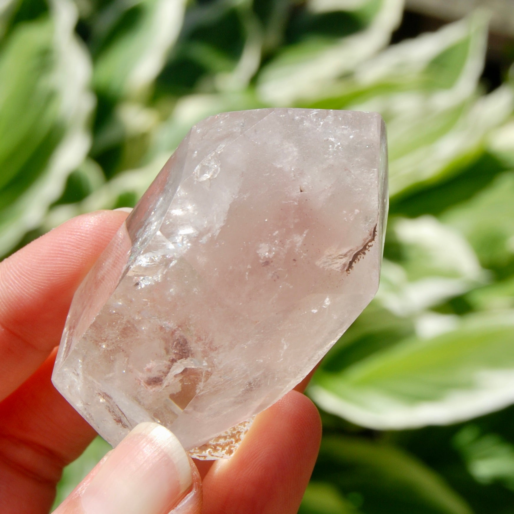 Pink Lithium Quartz Crystal Tower