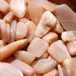 Golden Confetti Sunstone Moonstone Crystal Tumbled Stones