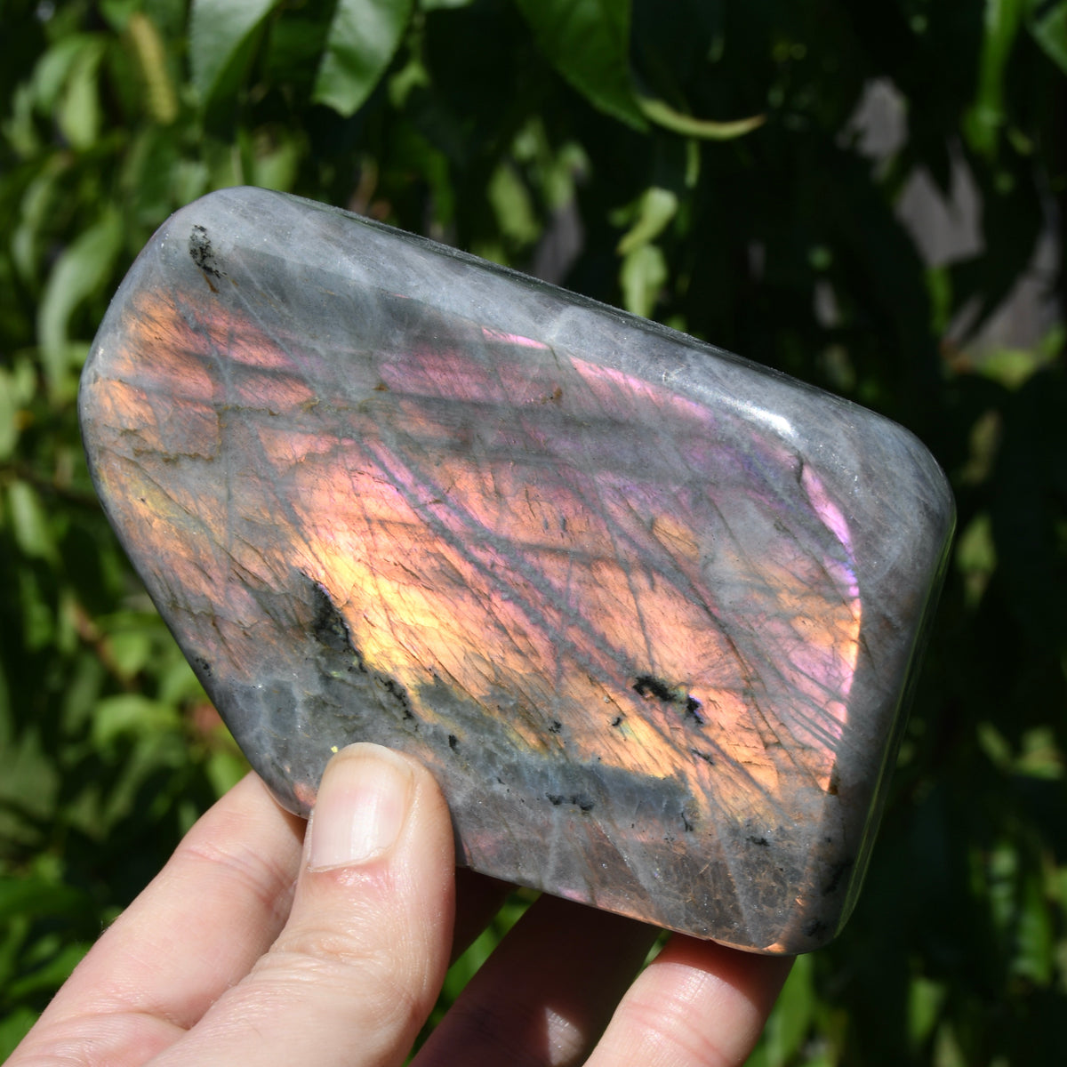 Purple Labradorite Crystal Freeform Tower
