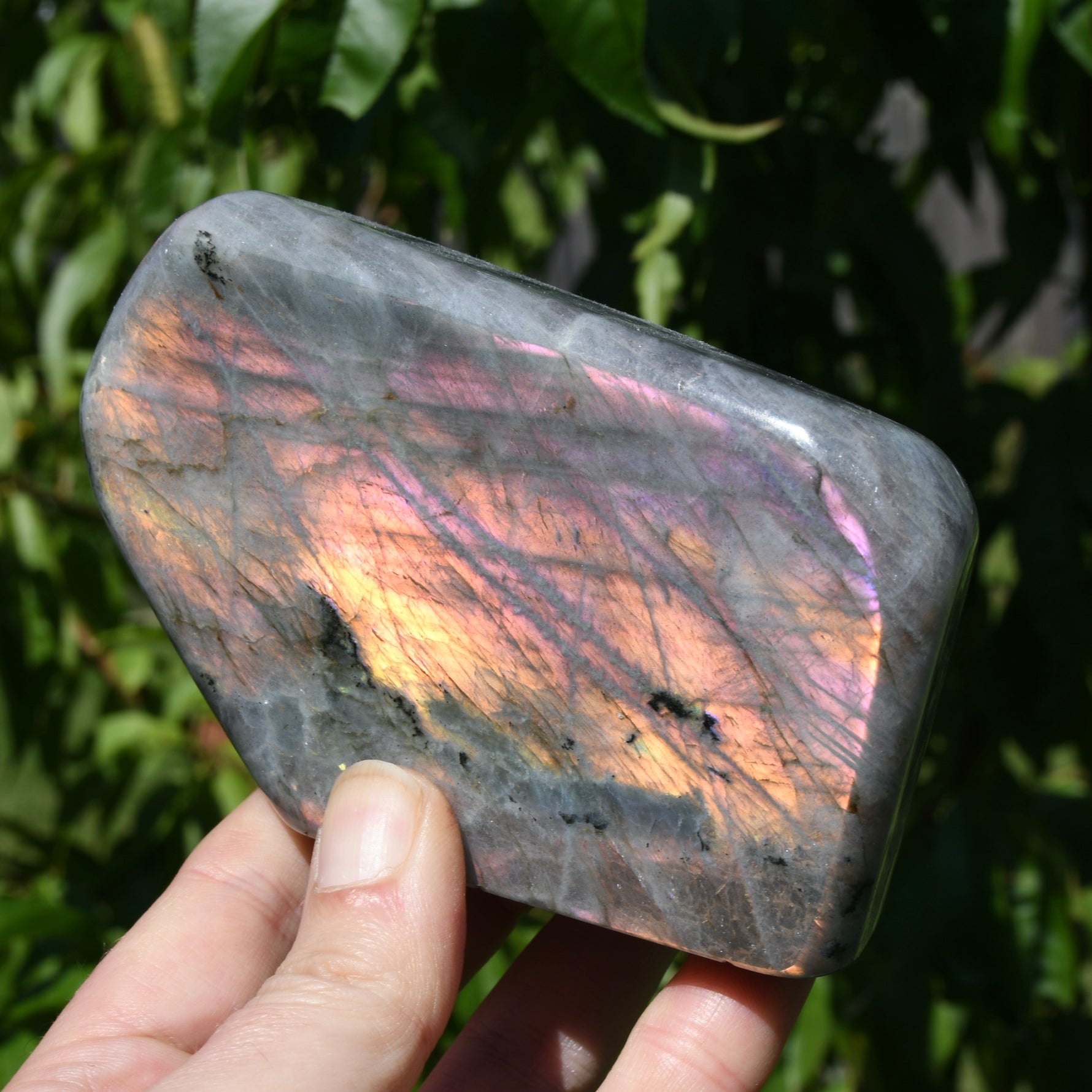 Purple Labradorite Crystal Freeform Tower